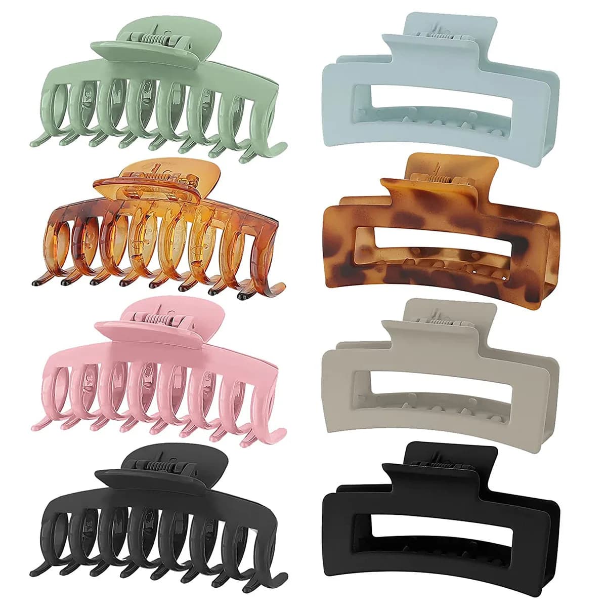 Premium Claw Clip Collection (8-Piece)