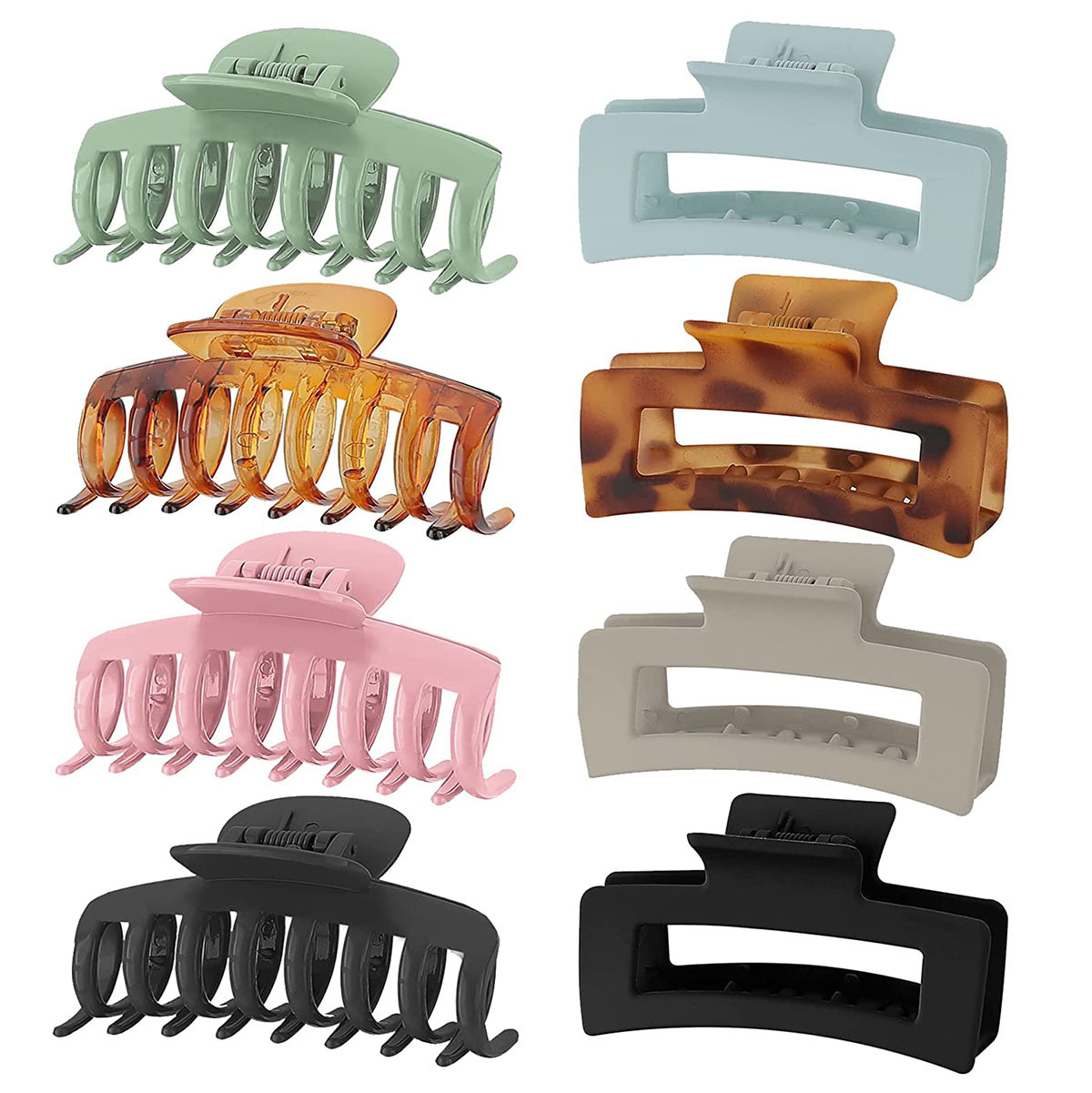 Premium Claw Clip Collection (8-Piece)